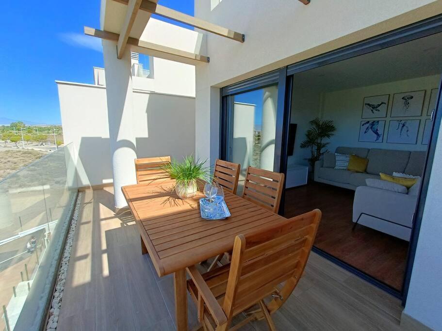 Appartamento Nuevo Atico Toyo. Vistas Al Mar, Terraza, Solarium, Piscina, A/A, Wifi Y Garaje El Toyo Esterno foto